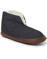 Dearfoams - Quilted Nylon Warm Up Bootie House Slipper - Lyst
