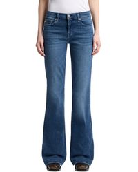 7 For All Mankind - Dojo Tailorless Flare-leg Jeans - Lyst