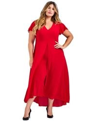 Avenue - Plus Size Glam Jumpsuit - Lyst