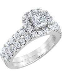 Macy's - Certified Diamond Bridal Set Ring (2 Ct. T.w. - Lyst