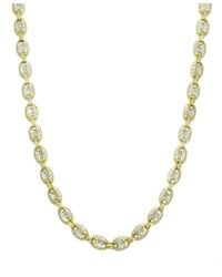 Macy's - Cubic Zirconia And Ip Necklace (8mm - Lyst