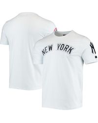 Pro Standard New York Yankees Essential Logo Tee in Blue for Men