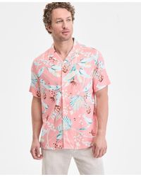 Club Room - Elevated Kurt Regular-fit Floral Button-down Camp Shirt - Lyst
