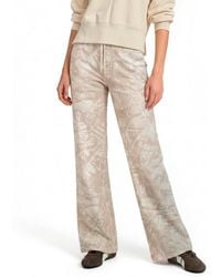 PUMA - Ess Camo Wide-leg Fleece Sweatpants - Lyst