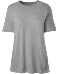 Lands' End - School Uniform Tall Short Sleeve Feminine Fit Essential T-shirt - Lyst