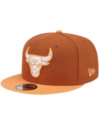 KTZ - Brown/orange Chicago Bulls 2-tone Color Pack 9fifty Snapback Hat - Lyst