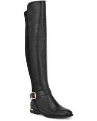 Nine West - Andone Round Toe Over The Knee Casual Boots - Lyst