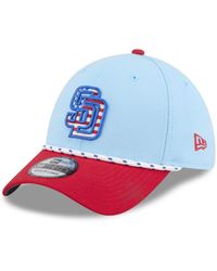 KTZ - Light Blue/red San Diego Padres 2025 Fourth Of July 39thirty Flex Hat - Lyst