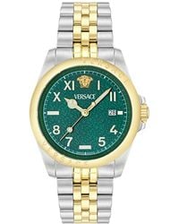Versace - Swiss Two-tone Stainless Steel Bracelet Watch 41mm - Lyst