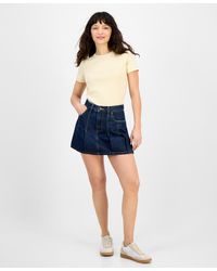 Levi's - Pleated Mini Skirt, - Lyst