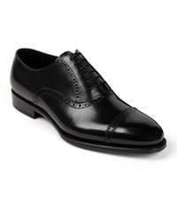 Anthony Veer - Windsor Broque Cap Toe Leather Oxford Dress Shoes - Lyst