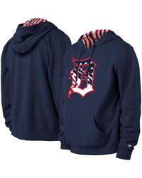 KTZ - Detroit Tigers 4th Of July Stars And Stripes Pullover Hoodie - Lyst