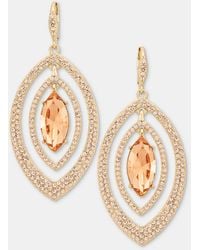 Givenchy - Crystal Pear-shape Orbital Drop Earrings - Lyst