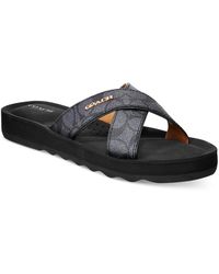 coach men's slide sandals
