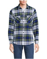 Lands' End - Big & Tall rugged Work Shirt - Lyst