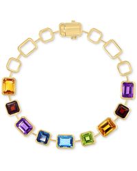Effy - Effy Multi-gemstone Open Link Bangle Bracelet (14-1/4 Ct. T.w. - Lyst
