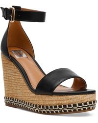 Dolce Vita - Tammara Ankle-strap Platform Whipstitch Wedge Sandals - Lyst