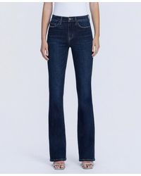 Flying Monkey - High Rise Full Length Bootcut Jeans - Lyst