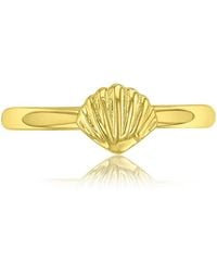 Roxy - Waterproof Yellow Seashell Toe Ring - Lyst