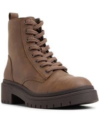 ALDO - Goer Combat Round Toe Boots - Lyst
