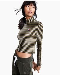 tommy hilfiger side stripe mock