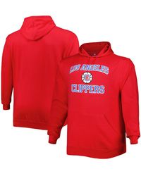Profile - La Clippers Big And Tall Heart & Soul Pullover Hoodie - Lyst