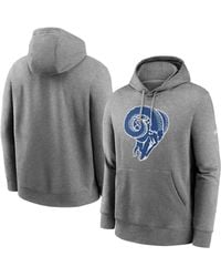 Nike - Los Angeles Rams Rewind Club Fleece Pullover Hoodie - Lyst