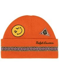 Polo Ralph Lauren - Taslan Patch Beanie Hat - Lyst
