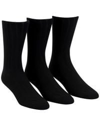 Calvin Klein - Men's 3-pack Soft Touch Ribbed Socks - Lyst