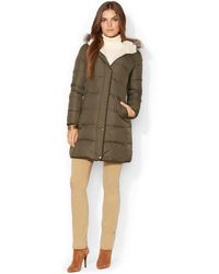 ralph lauren faux fur coat
