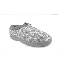 Heat Holders - Emma Fair Isle Knit Drawstring Slippers - Lyst