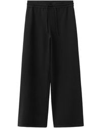 Mango - Fine-knit Straight-fit Pants - Lyst