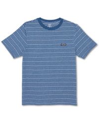 Volcom - Static Stripe Crew Short Sleeve T-shirt - Lyst