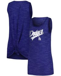KTZ - Los Angeles Dodgers Space-dye Active Tank Top - Lyst