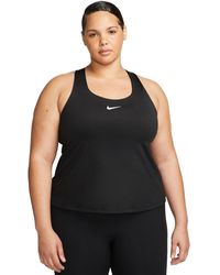 Nike - Plus Size Active Medium-support Padded Sports Bra Tank Top - Lyst