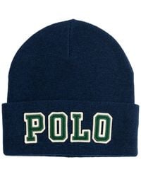 Polo Ralph Lauren - Polo Patch Beanie Hat - Lyst
