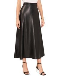 Vince Camuto - Faux-leather Seamed Maxi Skirt - Lyst