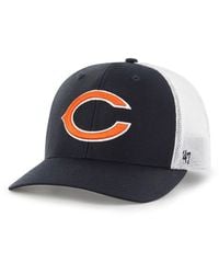 47 Brand Carhartt X Navy Chicago Bears Mvp Trucker Snapback Hat in Blue for  Men