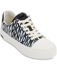 DKNY - York Lace-up Low-top Sneakers - Lyst