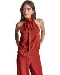 BCBGMAXAZRIA - Halter Neck Top - Lyst
