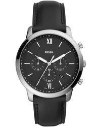 Fossil - Neutra Quartz Stainless Steel Chronograph Watch Bracelet Set - Lyst