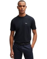 BOSS - Boss By Contrast Logo Regular-fit T-shirt - Lyst