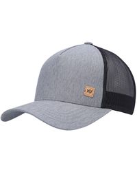 Tentree Heathered Gray And Charcoal Cork Icon Destination Altitude Trucker Snapback Hat