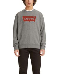 Levi's - Graphic Crewneck Regular Fit Long Sleeve Sweatshirt - Lyst