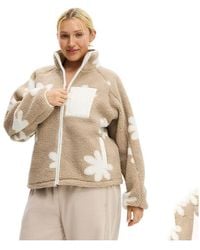 Cotton On - Active Trail Sherpa Zip Through - Lyst