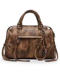 Steve Madden - briggs City Zipper Satchel Bag - Lyst