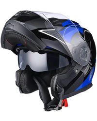 Ahr - Run-m3 Modular Flip Up Helmet Full Face Dual Visor Dot Motorcycle Bike - Lyst
