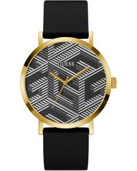 Guess - Analog Silicone Watch 44mm - Lyst