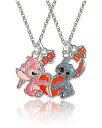 Disney - Lilo And Stitch Fashion Bff Pendant Necklace Set - Lyst