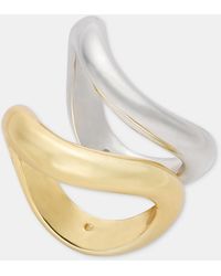 On 34th - Two-tone 2-pc. Set Wavy Rings - Lyst